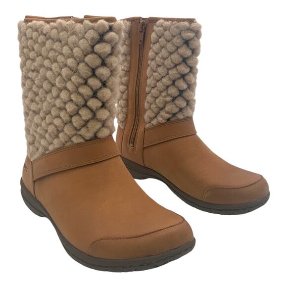 Merrell Encore Kassie Tall Wool Fashion Boot Natural Tan US Women's 5 - Picture 3 of 8